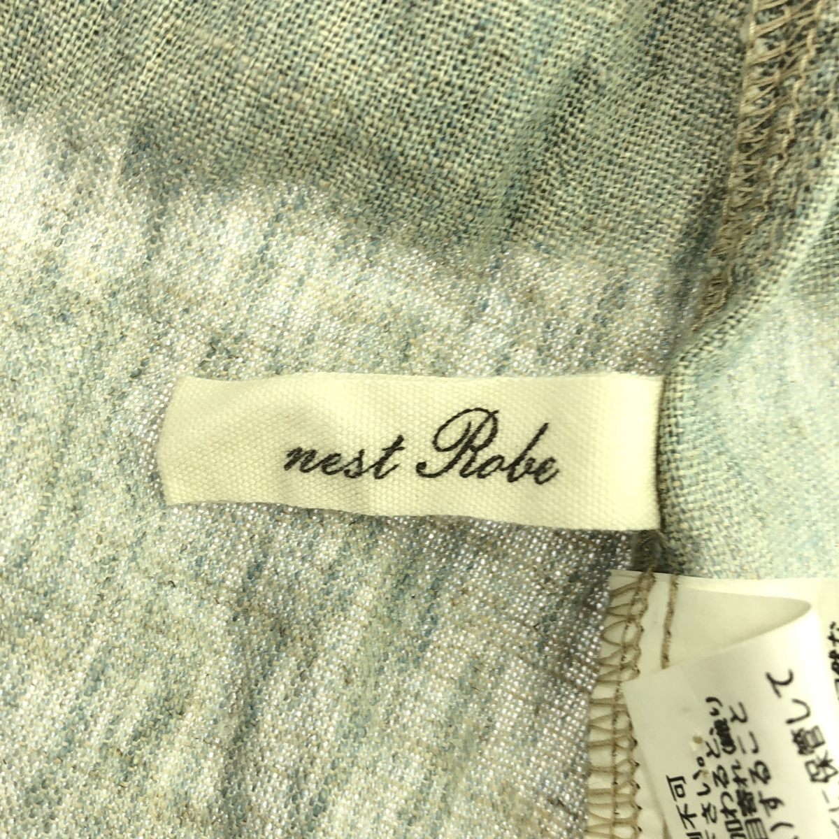 nest robe / ネストローブ リネン コットン シャツ ワンピース