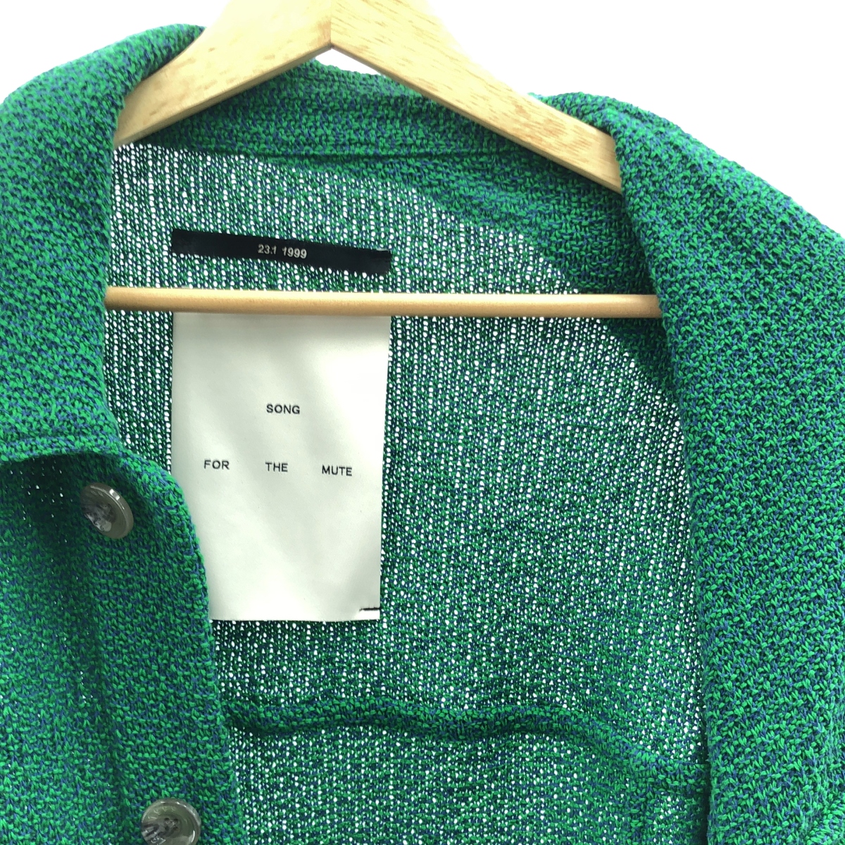 SONG FOR THE MUTE / ソングフォーザミュート コットンニット トラックジャケット