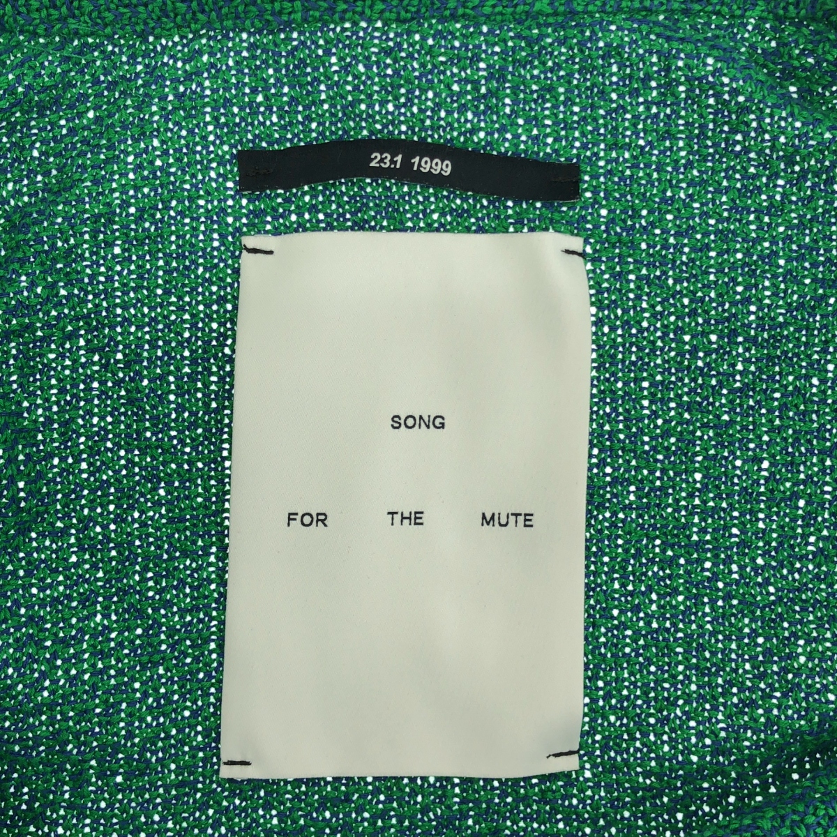 SONG FOR THE MUTE / ソングフォーザミュート コットンニット トラックジャケット
