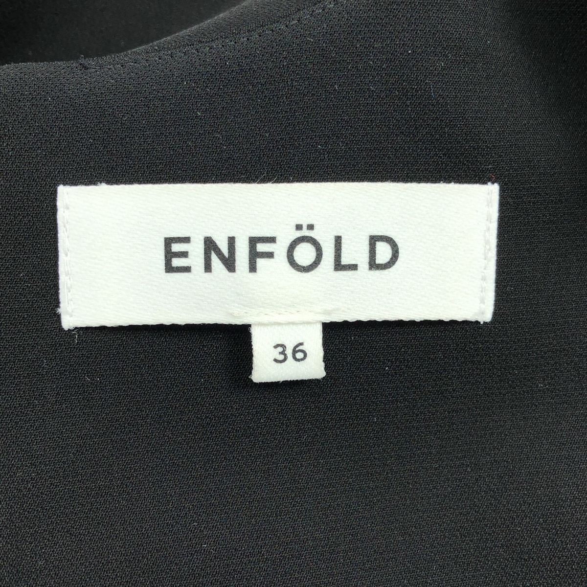 ENFOLD / エンフォルド SQUARE-ORIGAMI DRESS スクエア 折り紙 ドレス ワンピース