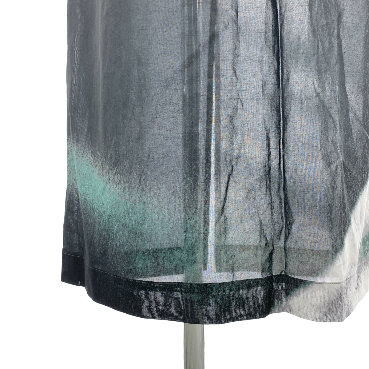 ISSEY MIYAKE / イッセイミヤケ SHADOW STUDY コットン プリント スカート