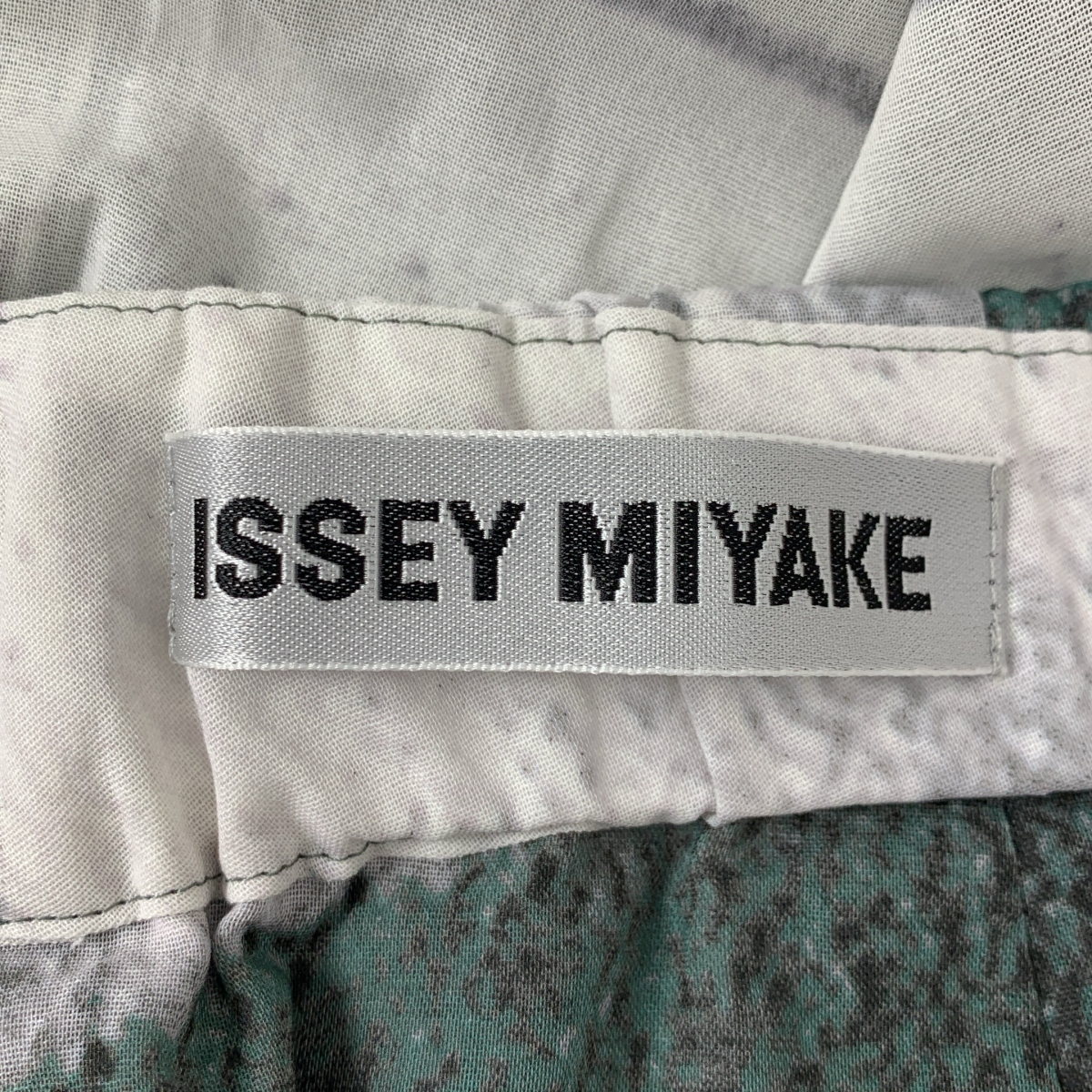 ISSEY MIYAKE / イッセイミヤケ SHADOW STUDY コットン プリント スカート