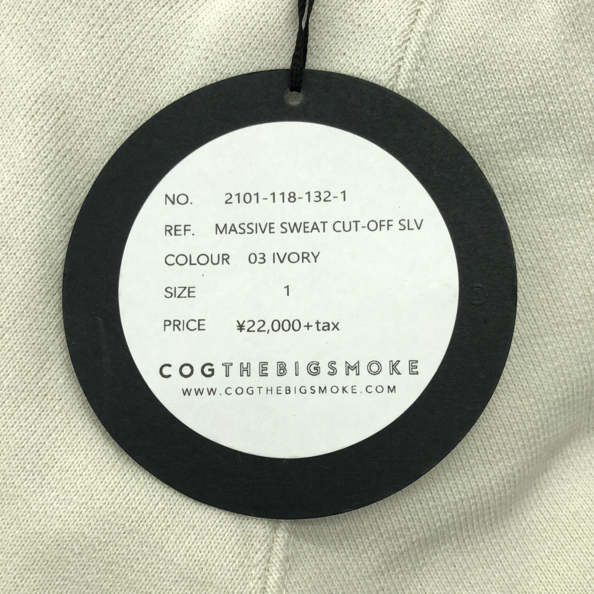 COGTHEBIGSMOKE / コグザビッグスモーク MASSIVE SWEAT コットン スウェット トップス