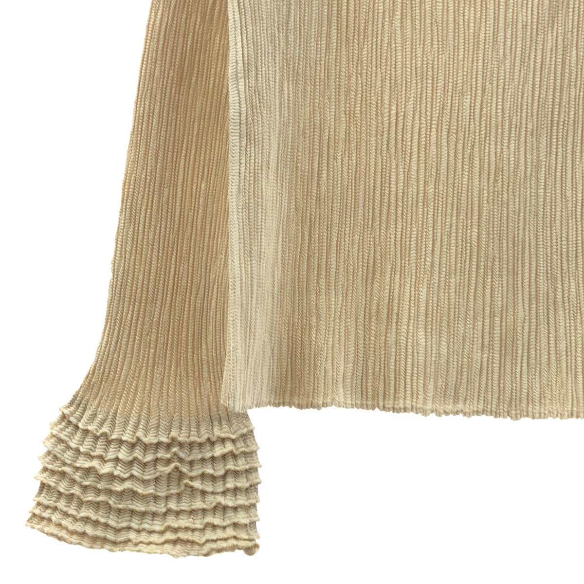 その他 プリーツ レース カットソー