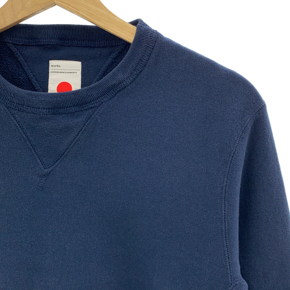 marka / マーカ コットン 製品染め クルーネックスウェット