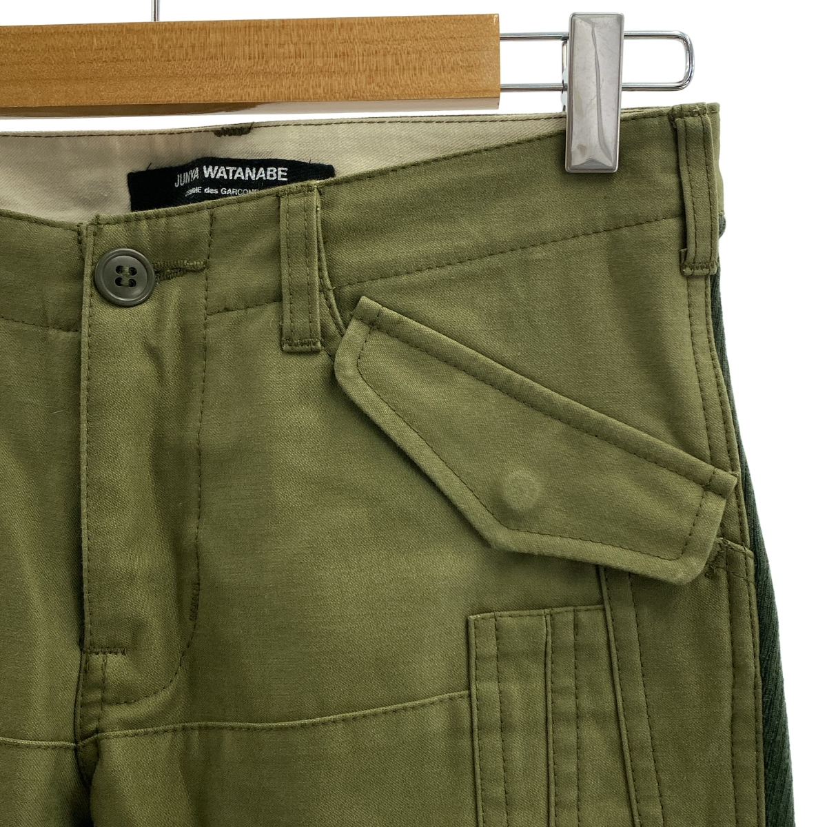 JUNYA WATANABE COMME des GARCONS / ジュンヤワタナベ 異素材 ドッキング  ニット ミリタリー カーゴパンツ