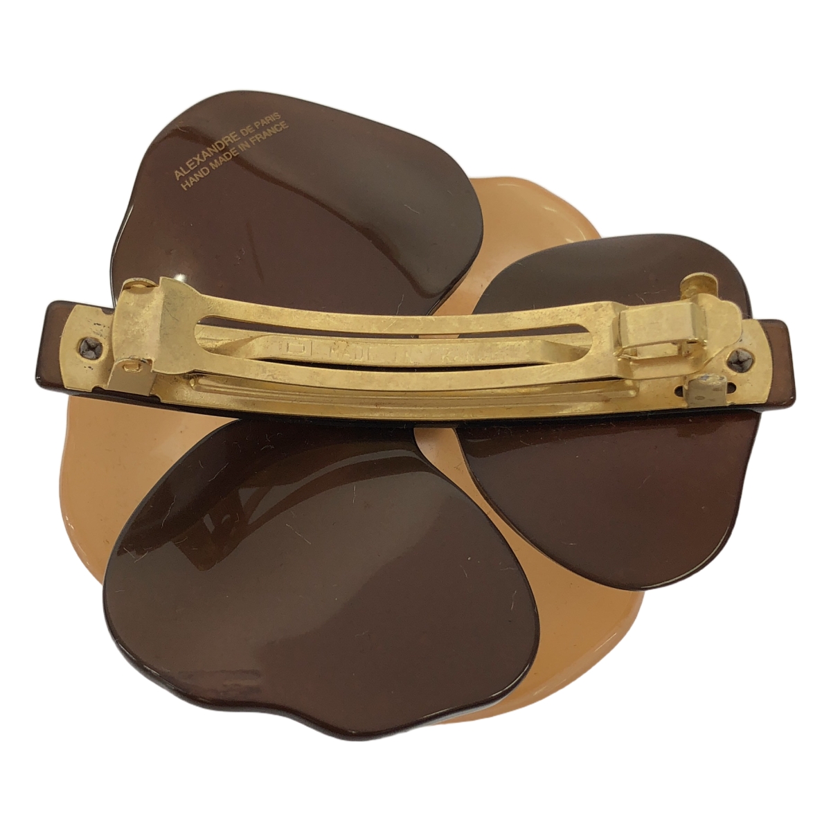 ALEXANDRE DE PARIS / アレクサンドルドゥパリ カメリアバレッタ フラワー ヘアクリップ