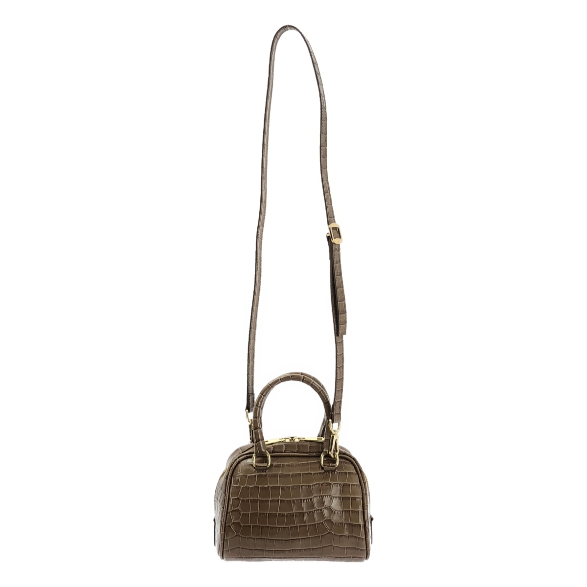 その他 2way クロコ型押し ミニ ハンド ショルダーバッグ