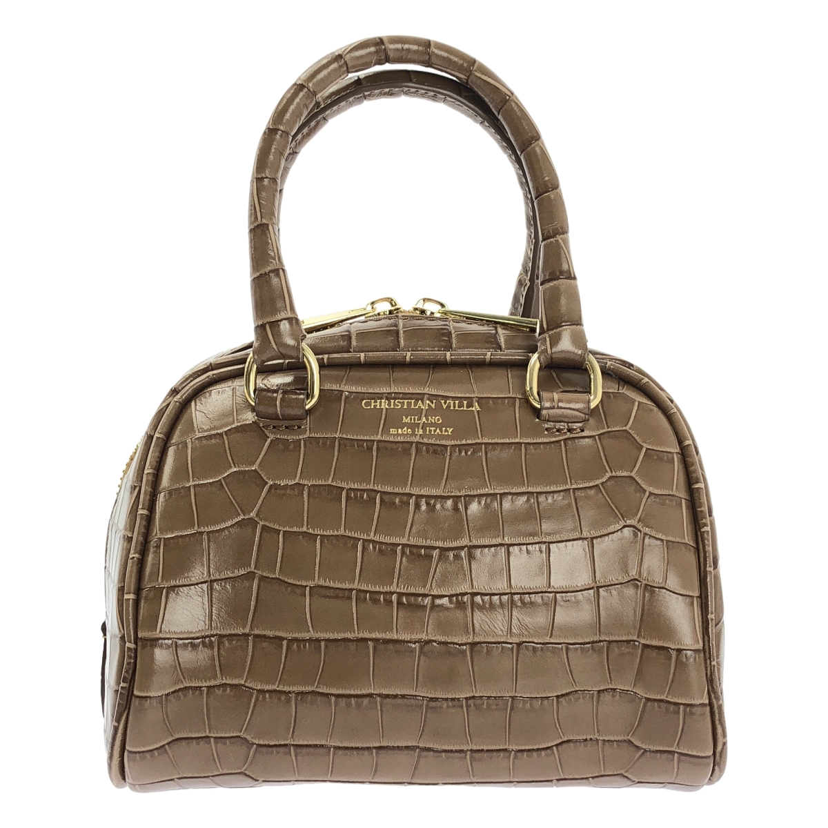 その他 2way クロコ型押し ミニ ハンド ショルダーバッグ