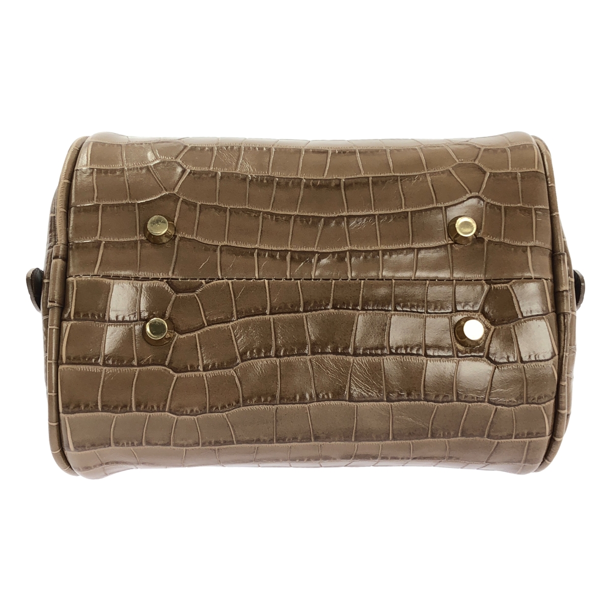 その他 2way クロコ型押し ミニ ハンド ショルダーバッグ
