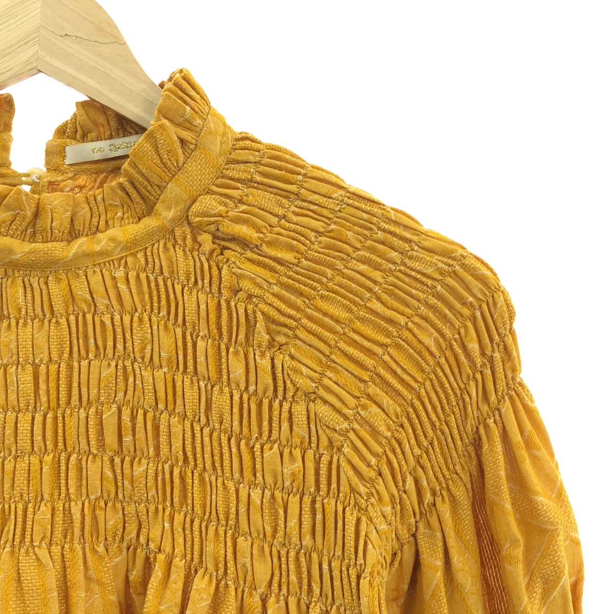 ne Quittez pas / ヌキテパ ジャカード クレープ ロングスリーブ プルオーバー