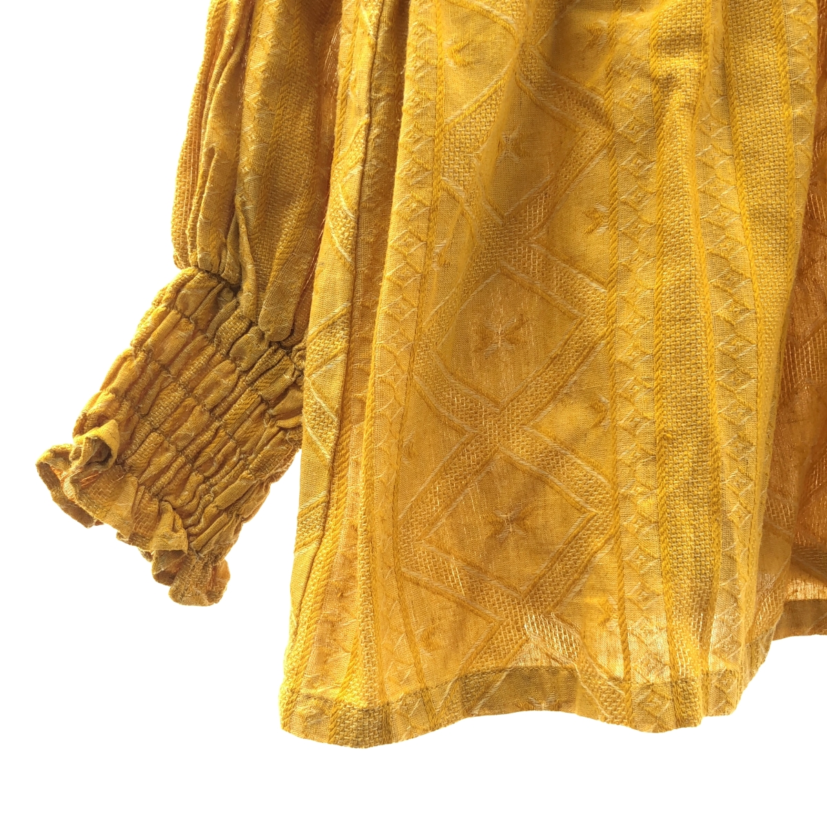 ne Quittez pas / ヌキテパ ジャカード クレープ ロングスリーブ プルオーバー