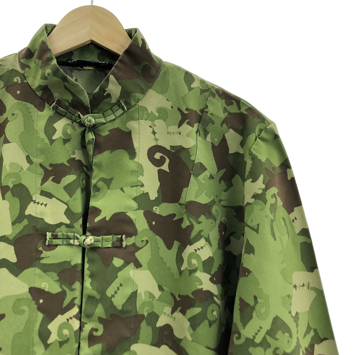 BLACK COMME des GARCONS / ブラックコムデギャルソン カモフラージュ チャイナ コート