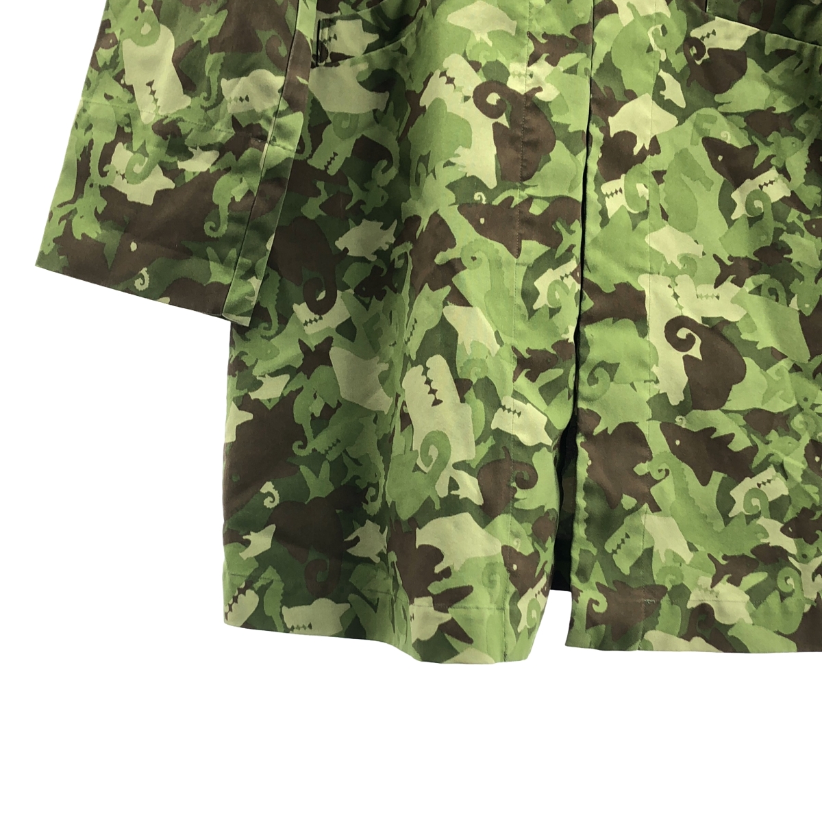 BLACK COMME des GARCONS / ブラックコムデギャルソン カモフラージュ チャイナ コート