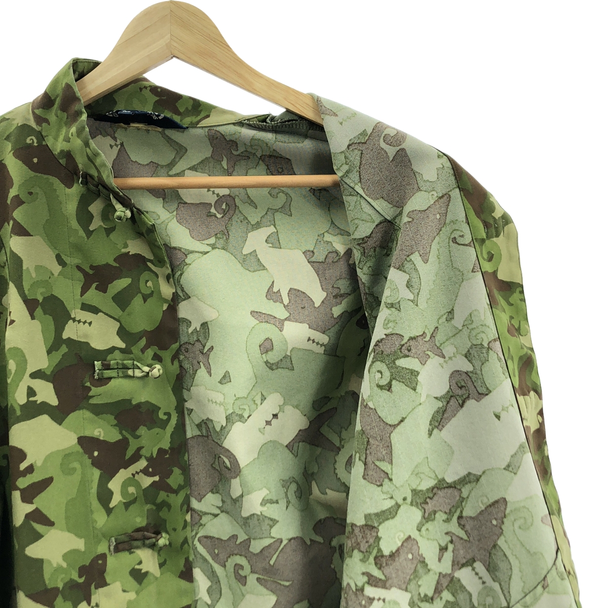 BLACK COMME des GARCONS / ブラックコムデギャルソン カモフラージュ チャイナ コート