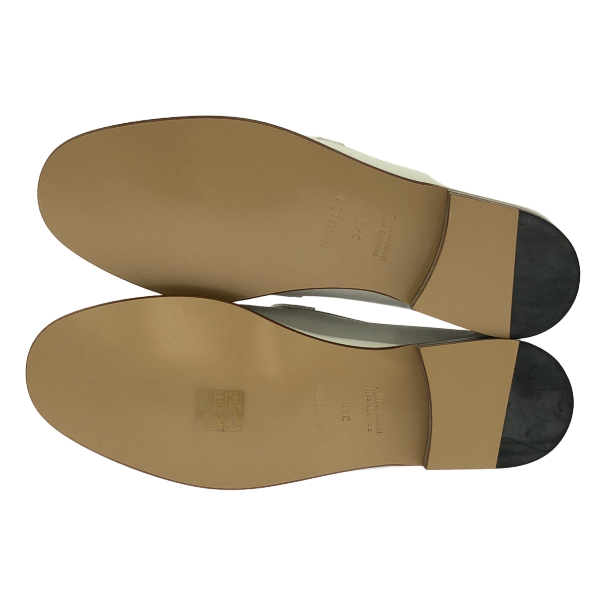 HERMES / エルメス デスタン ターンロック ローファー レザーシューズ 革靴