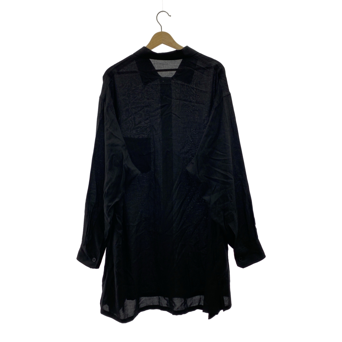 YOHJI YAMAMOTO POUR HOMME / ヨウジヤマモトプールオム レーヨン ロングシャツ