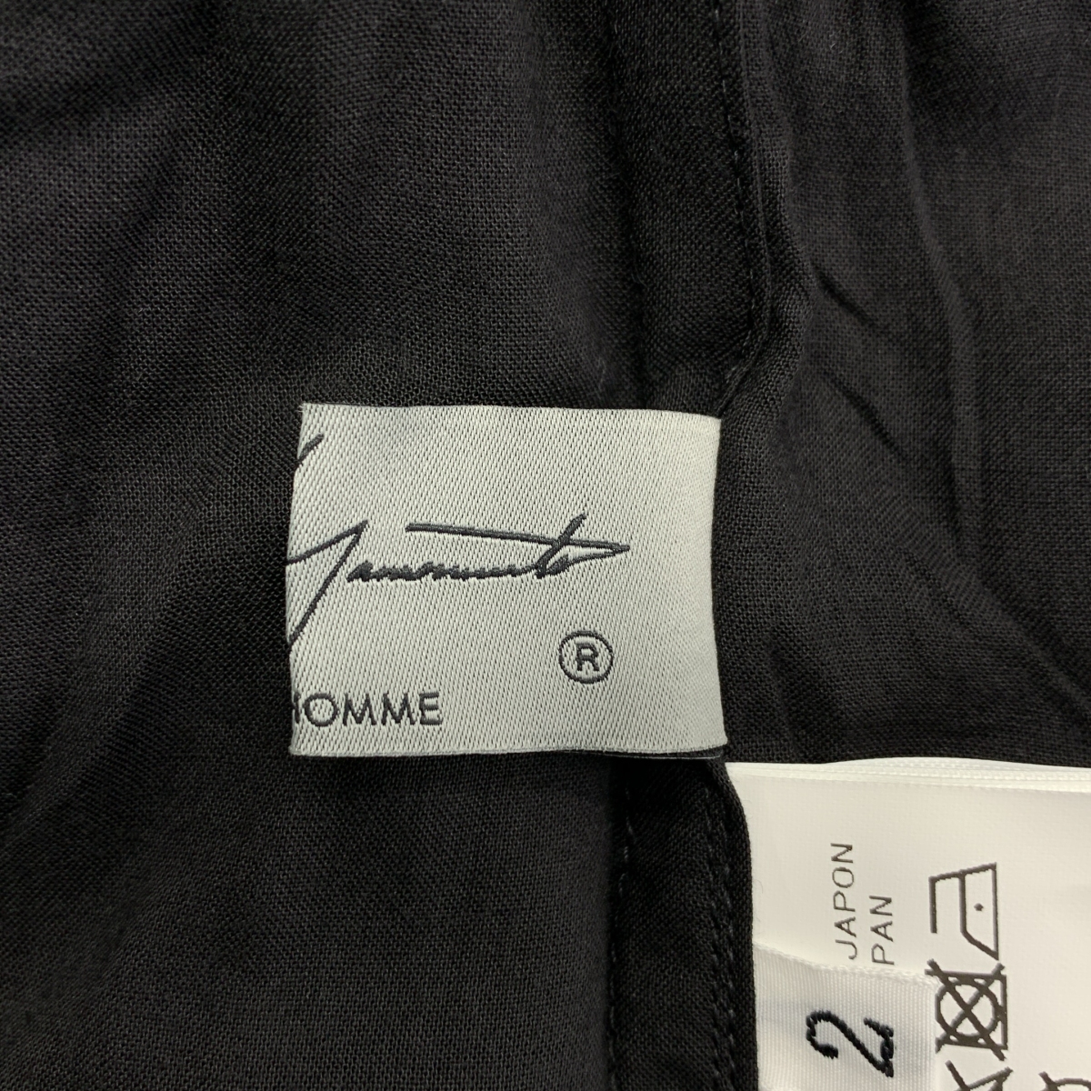 YOHJI YAMAMOTO POUR HOMME / ヨウジヤマモトプールオム レーヨン ロングシャツ