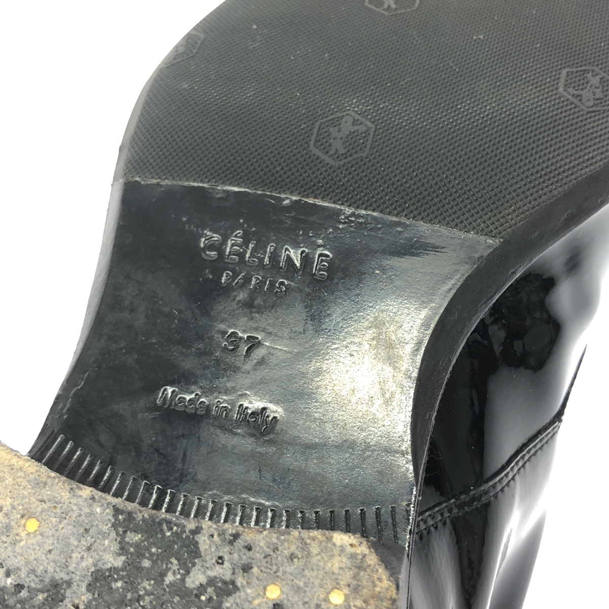 CELINE / セリーヌ フィービー期 パテントレザー レースアップシューズ