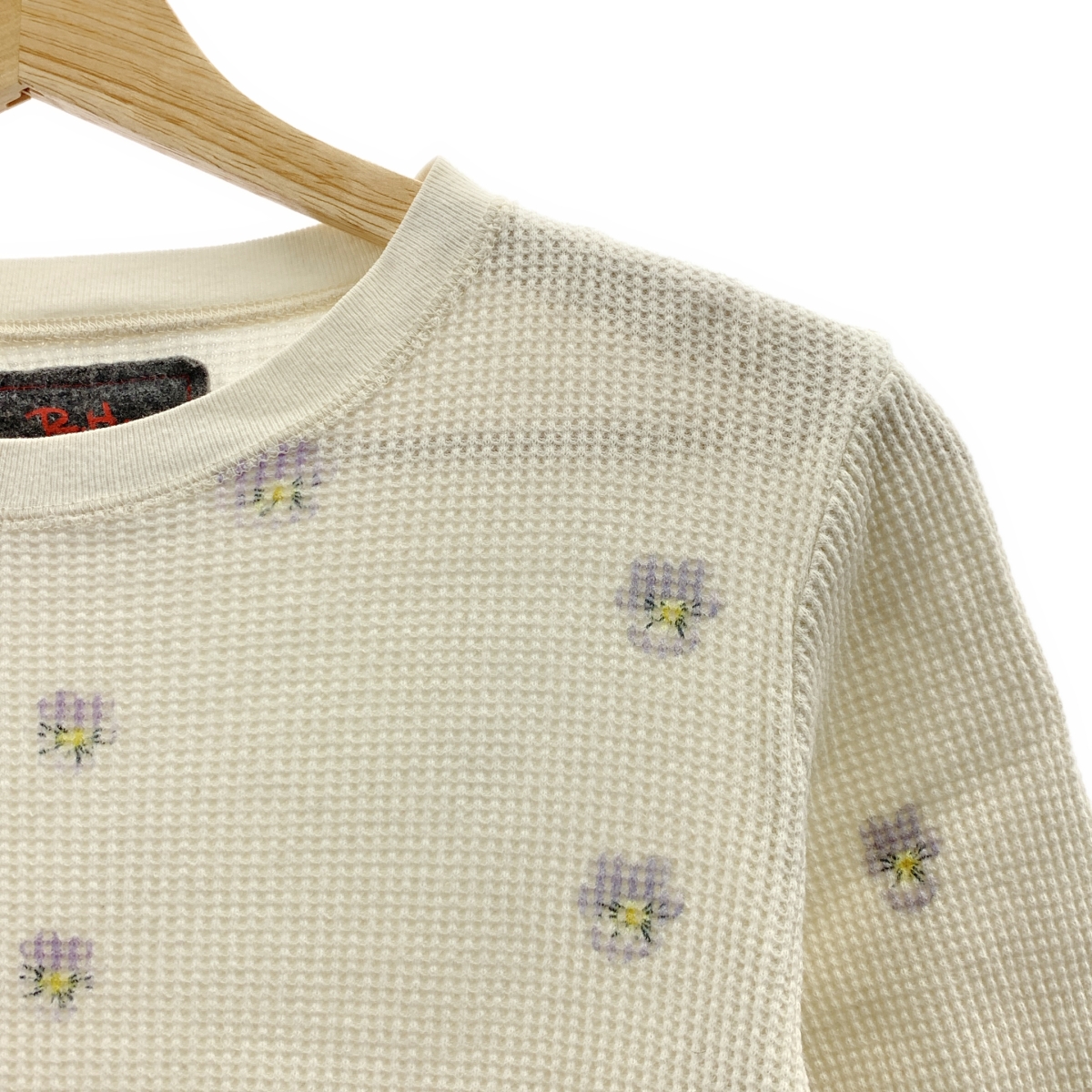 R.H.VINTAGE / ロンハーマンヴィンテージ Sumire Waffle Pullover スミレ ワッフル プルオーバー ロングスリーブカットソー