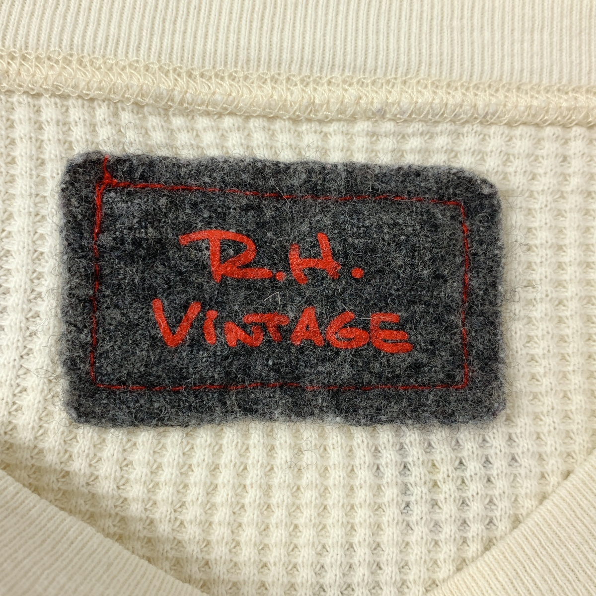 R.H.VINTAGE / ロンハーマンヴィンテージ Sumire Waffle Pullover スミレ ワッフル プルオーバー ロングスリーブカットソー