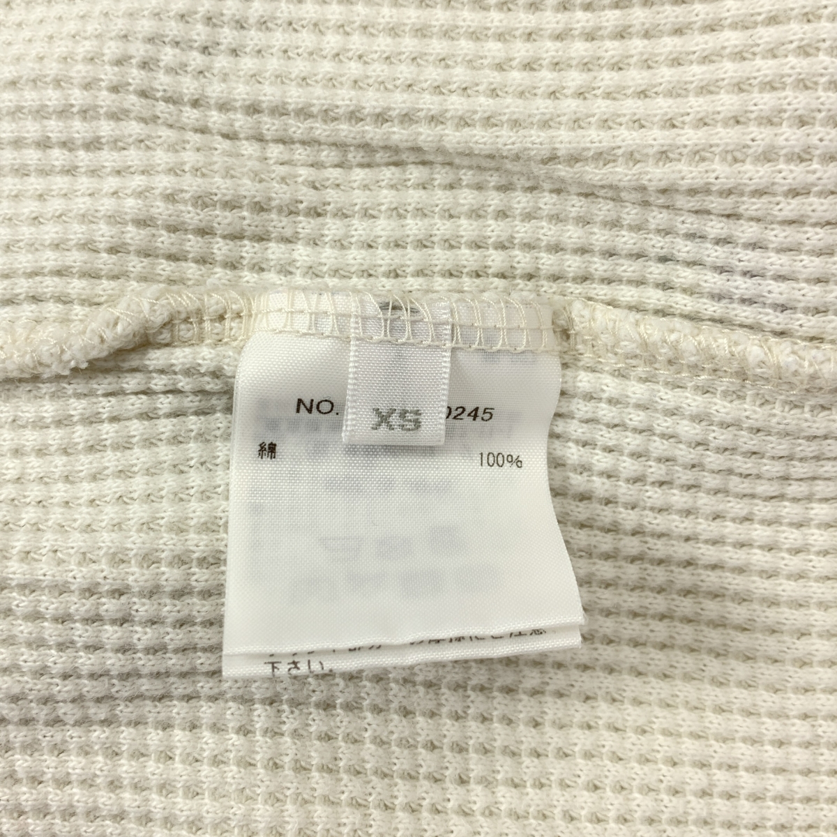 R.H.VINTAGE / ロンハーマンヴィンテージ Sumire Waffle Pullover スミレ ワッフル プルオーバー ロングスリーブカットソー