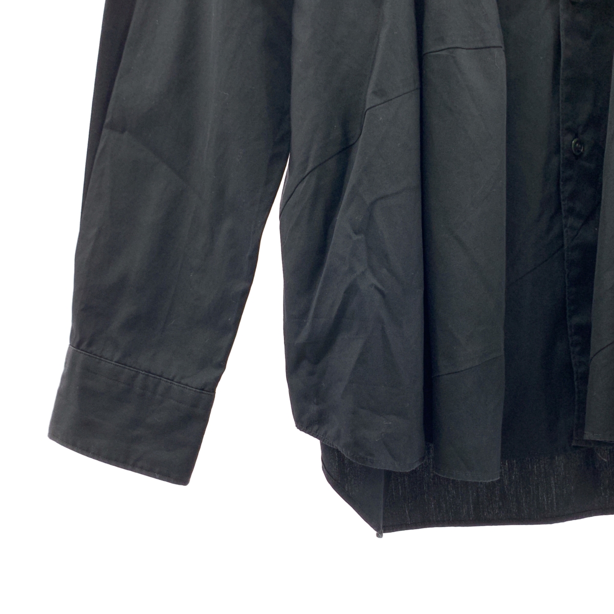 COMME des GARCONS HOMME PLUS / コムデギャルソンオムプリュス コットン ねじれ 螺旋 フレアシャツ