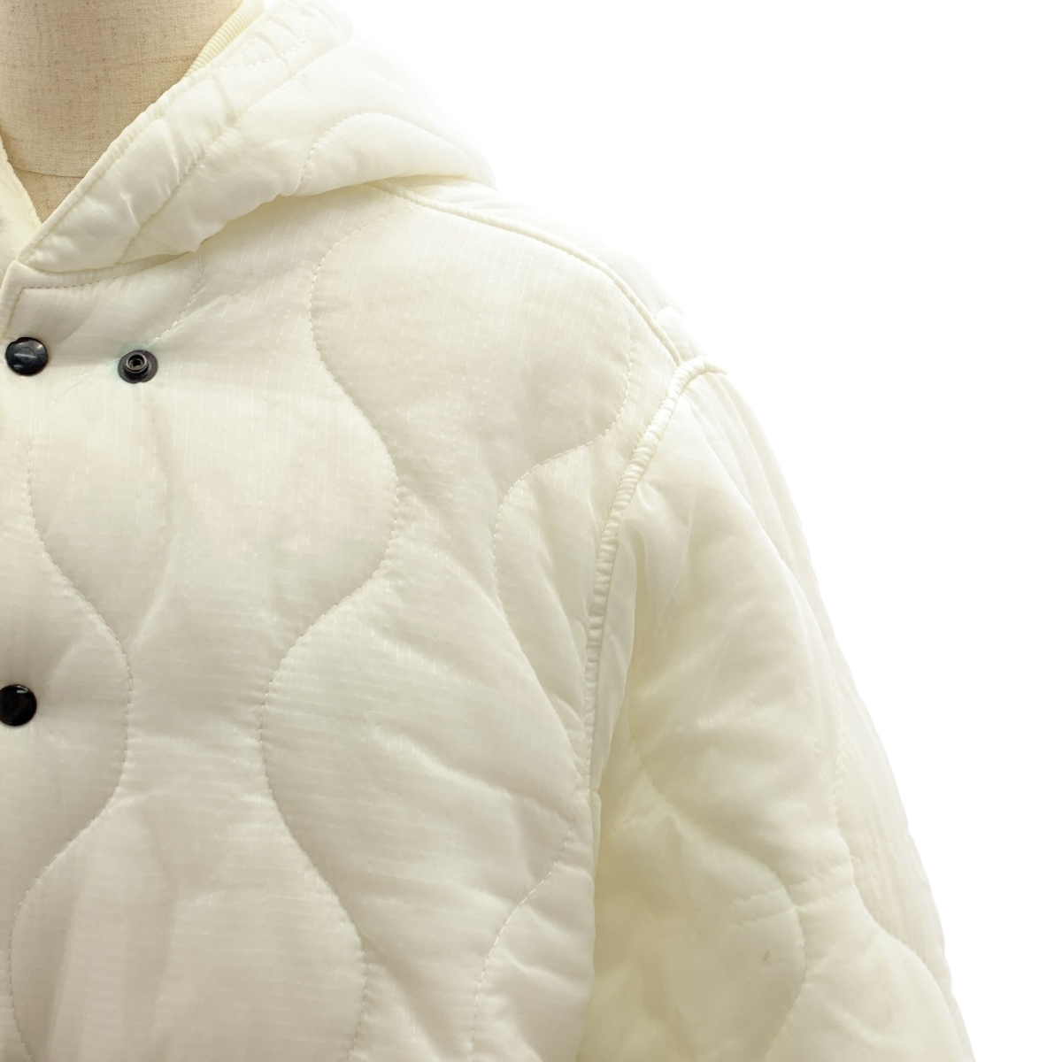 U.S.ARMY / アメリカ軍 1980s ヴィンテージ LINER FOOD INSPECTOR'S SMOCK キルティング ライナー フーデッド コート