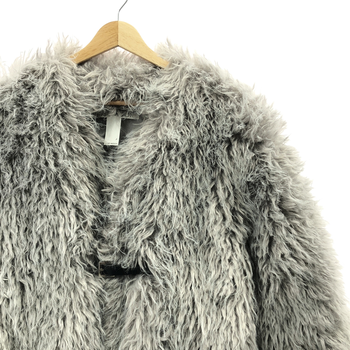 その他 FAKE FUR COAT ノーカラー フェイクファー コート