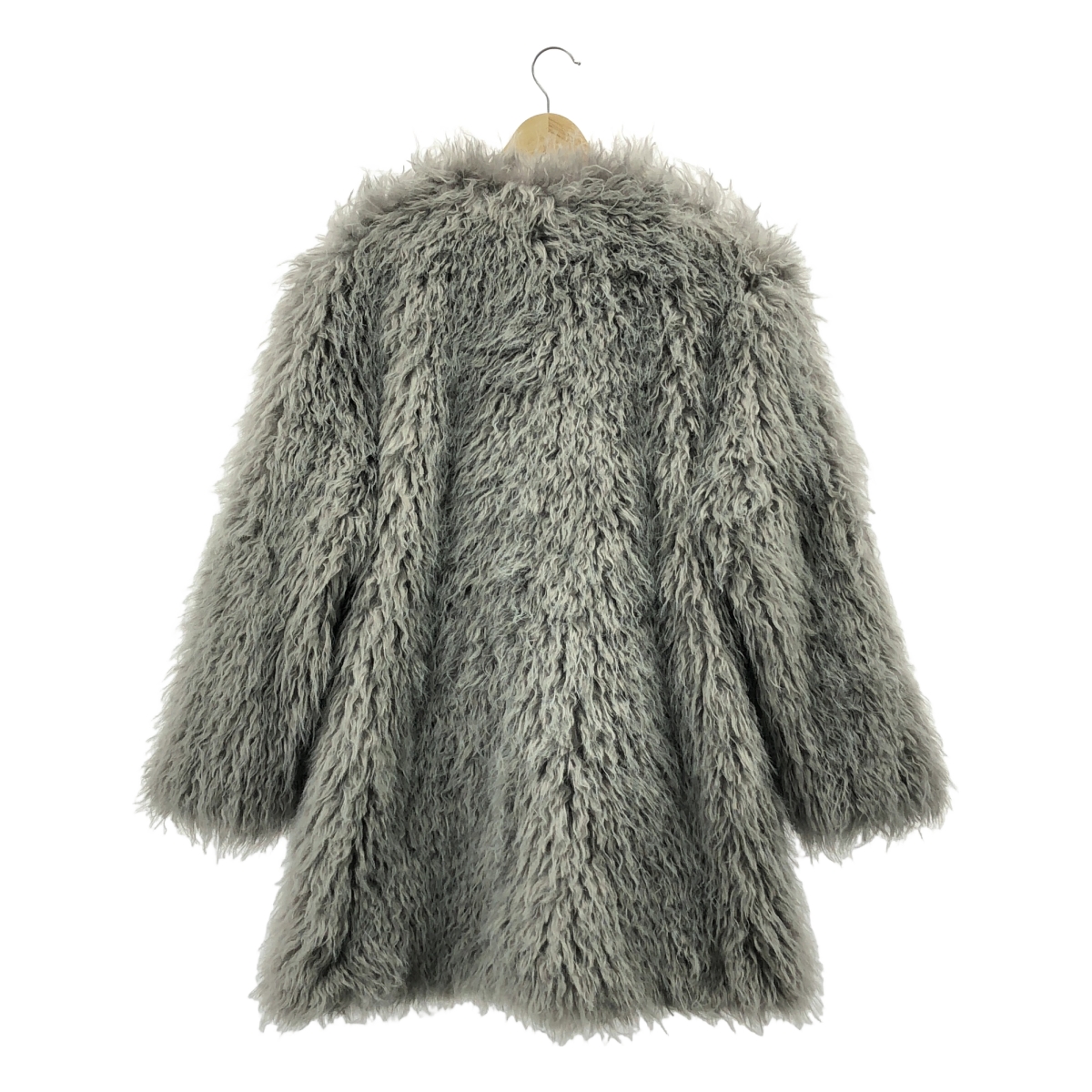 その他 FAKE FUR COAT ノーカラー フェイクファー コート