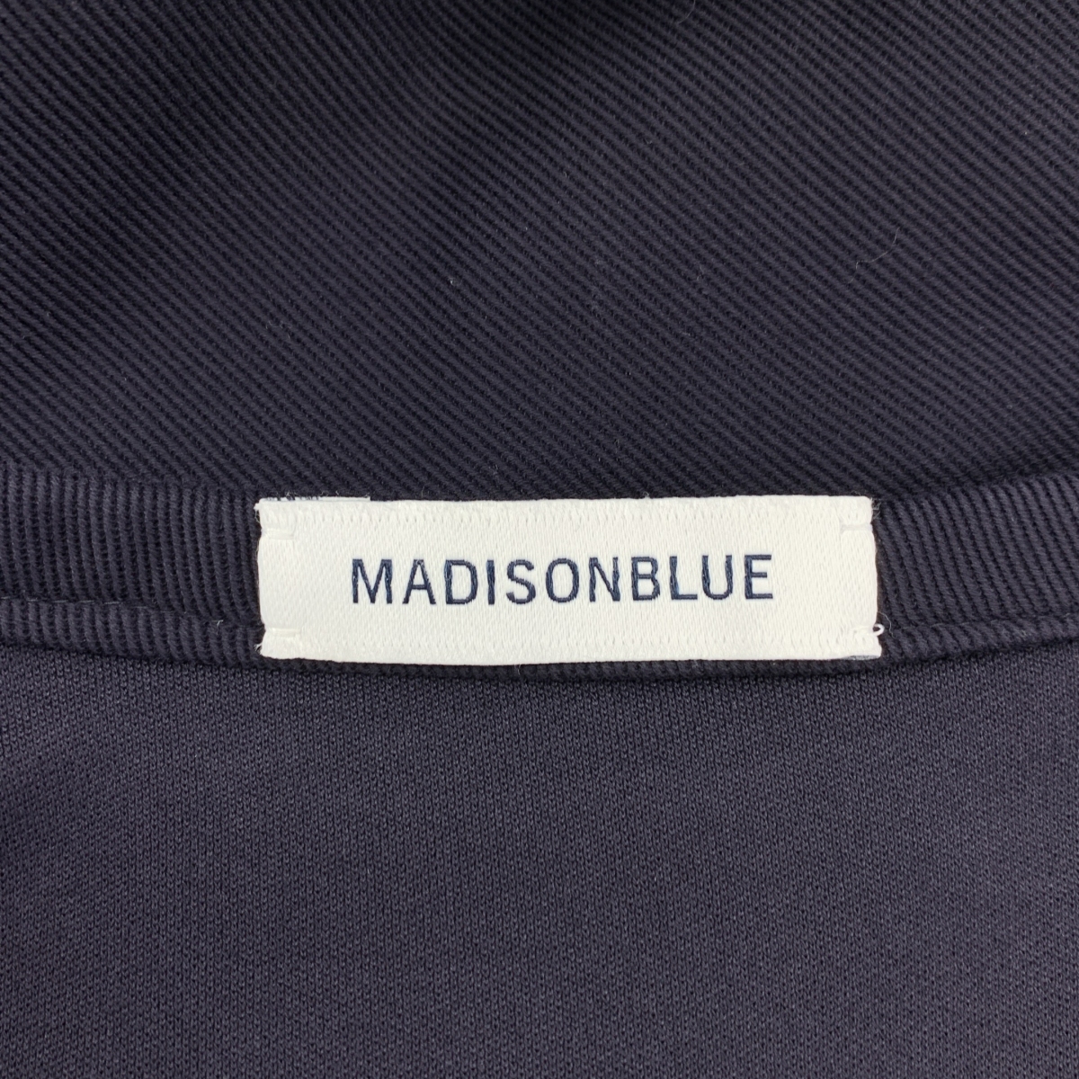 MADISON BLUE / マディソンブルー ツイルコットン ノースリーブ カシュクール ワンピース