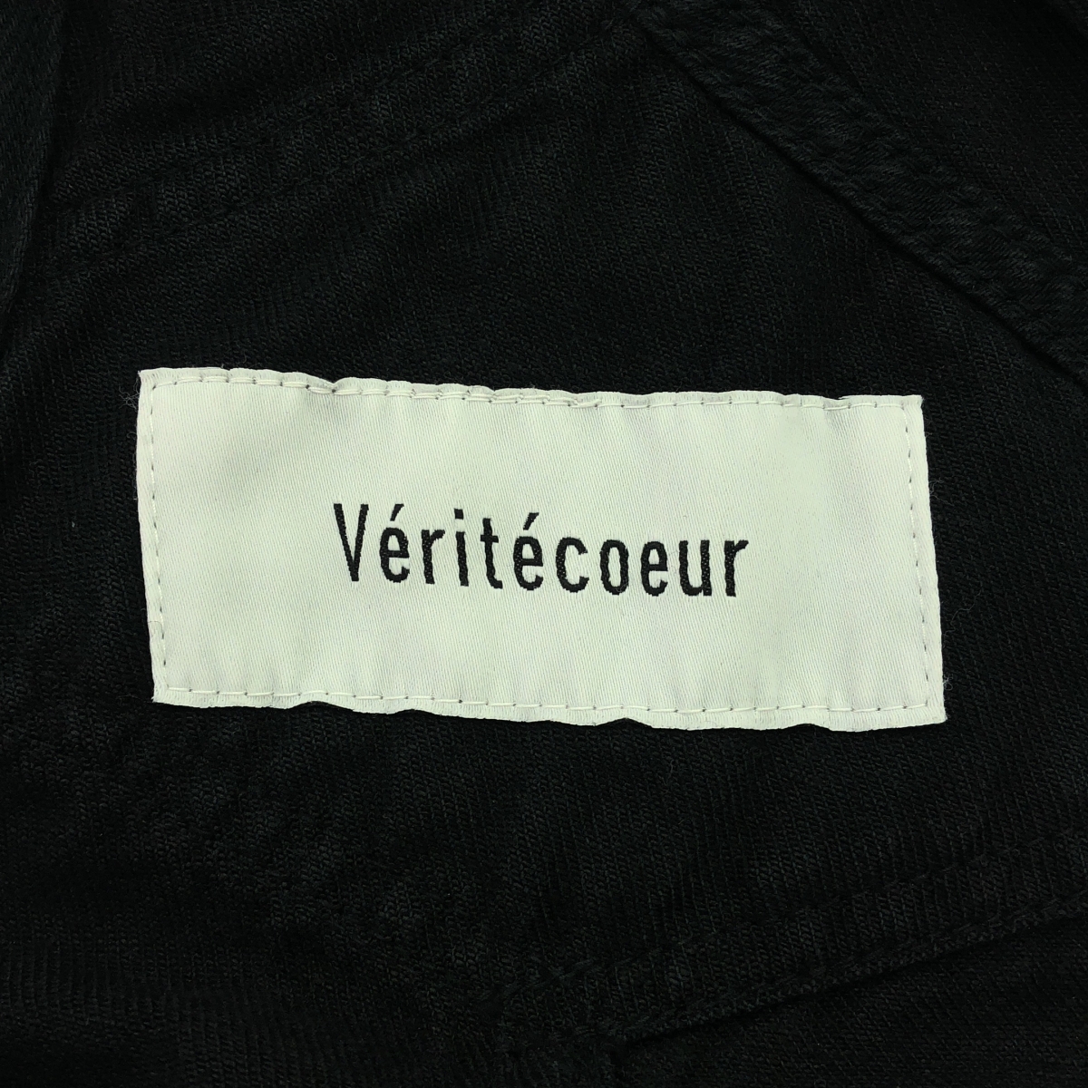 veritecoeur / ヴェリテクール コットン リネン デニム オーバーオール
