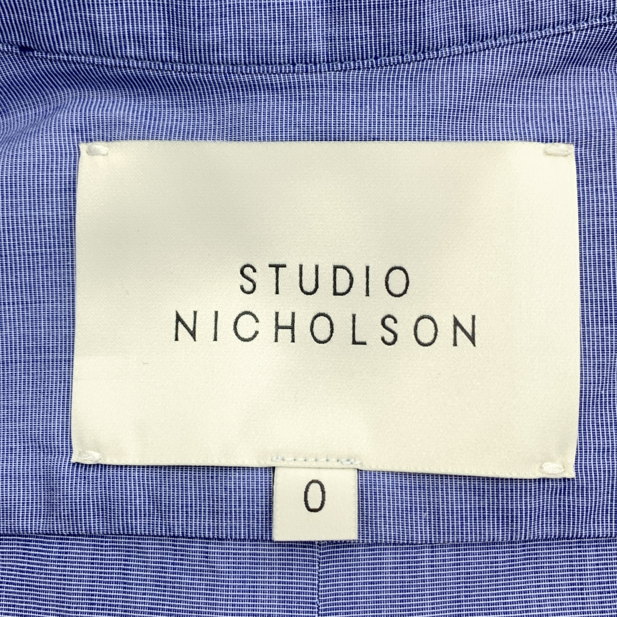 Studio Nicholson / スタジオニコルソン CHAPO SHIRT / バンドカラー ロング シャツ