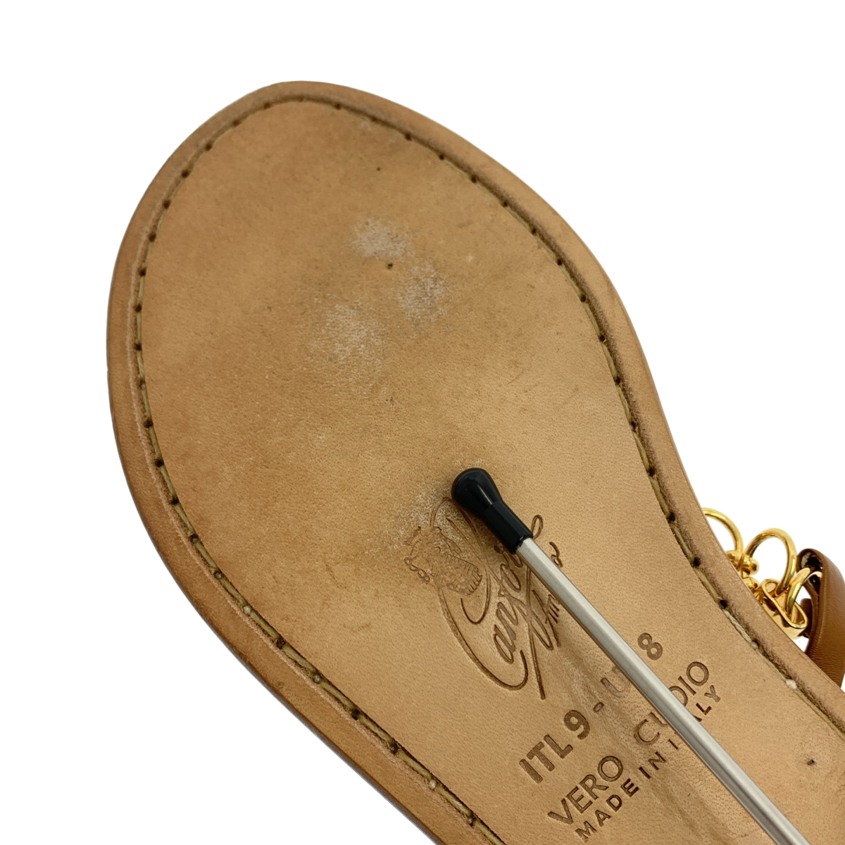 その他 カプリ レザー ストラップ サンダル