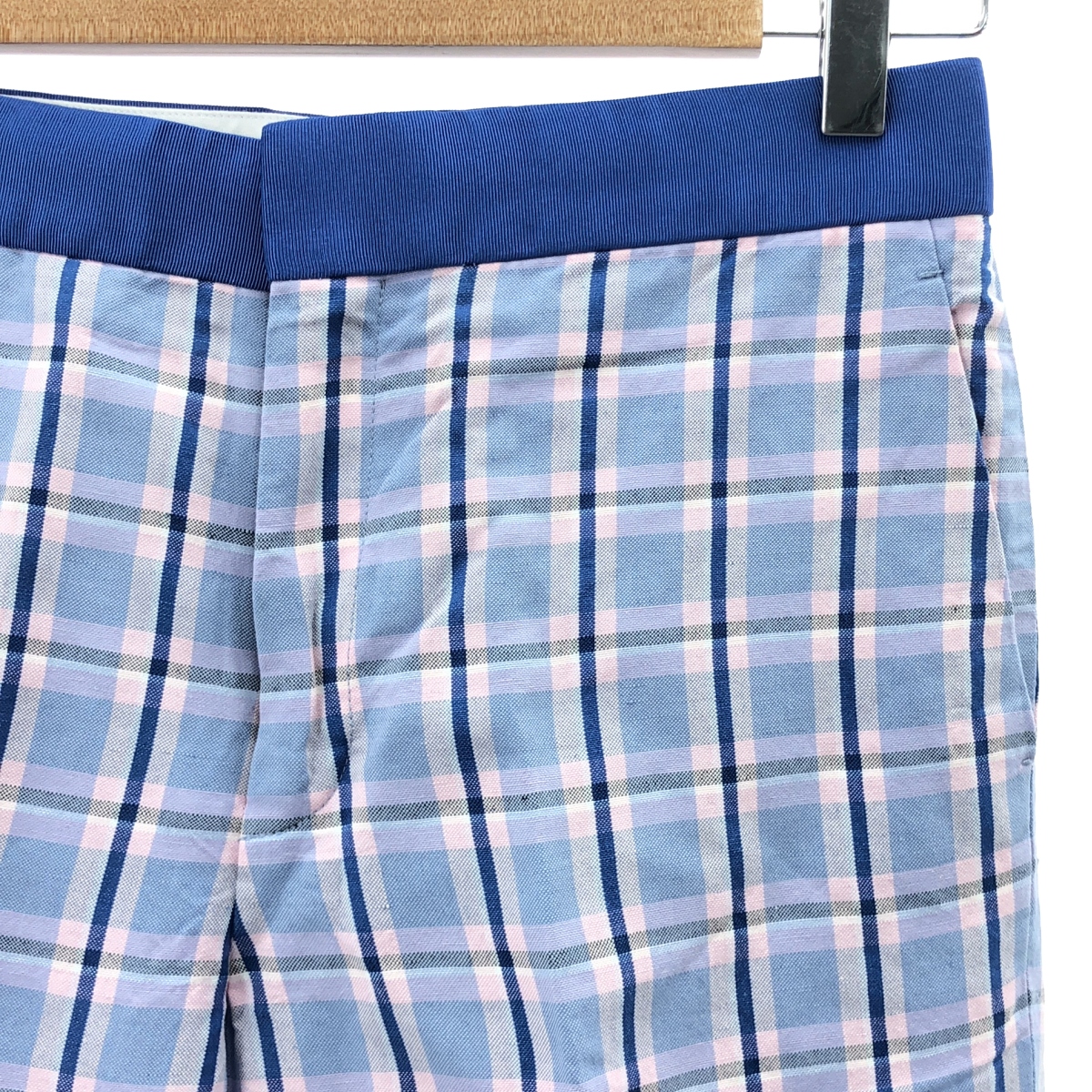 Drawer / ドゥロワー ナナコ織チェックベーシックパンツ