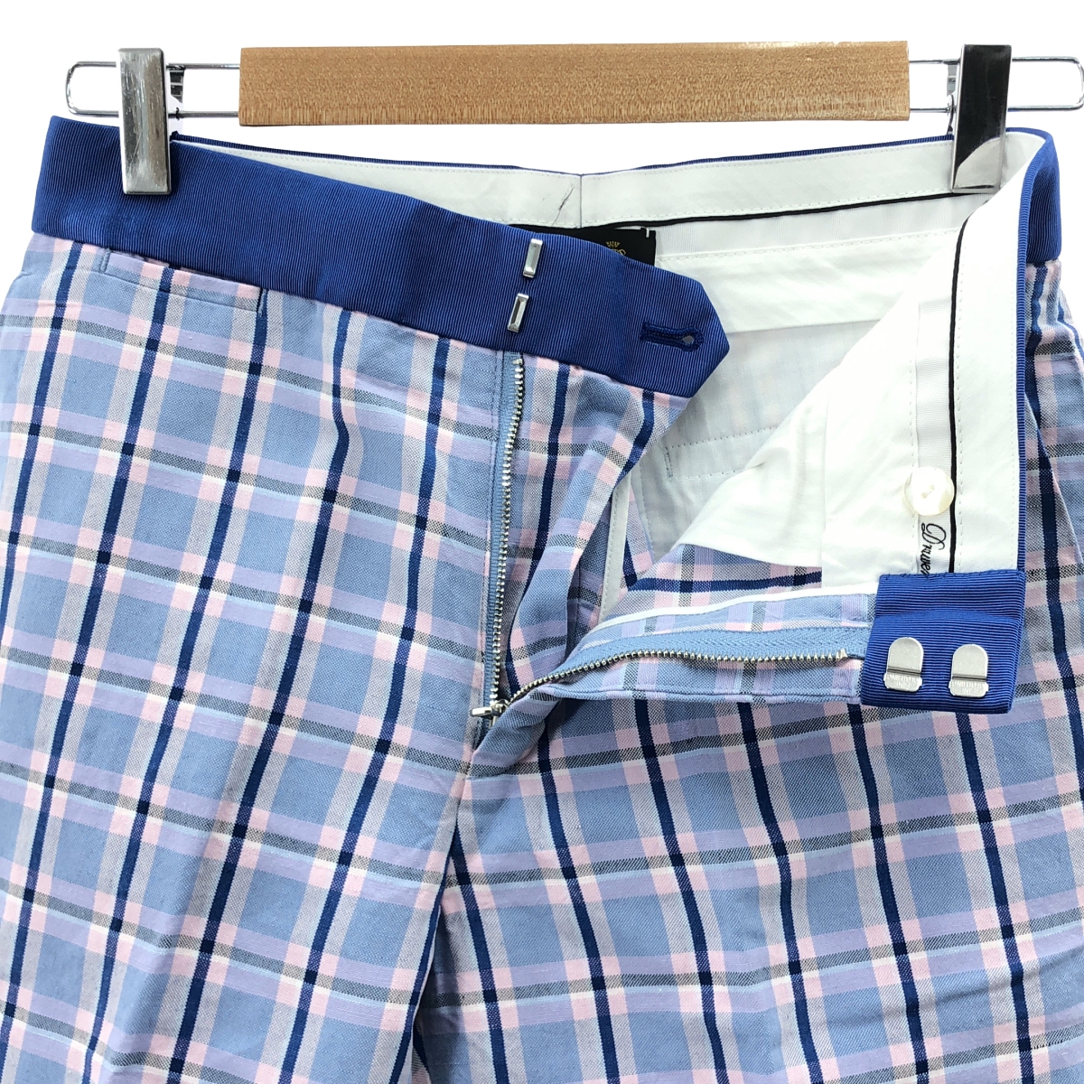 Drawer / ドゥロワー ナナコ織チェックベーシックパンツ