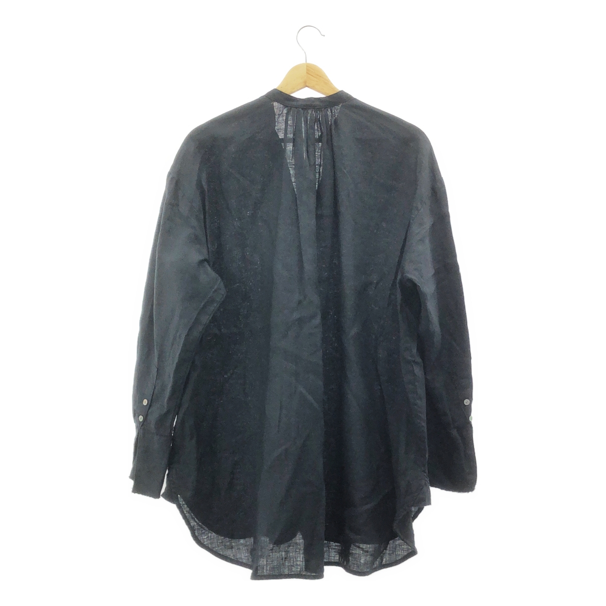 nagonstans / ナゴンスタンス リネン Vネック プルオーバーシャツ