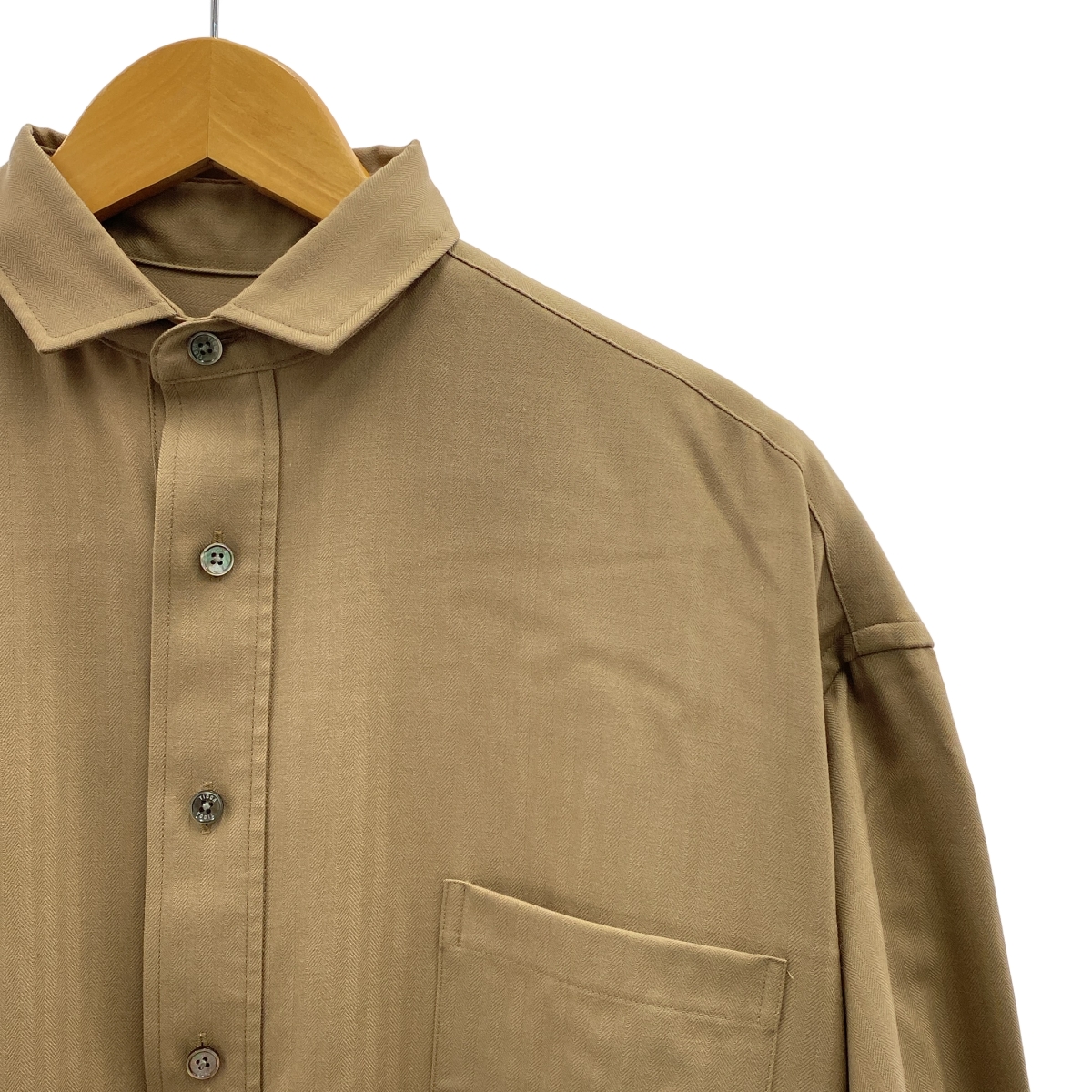 TICCA / ティッカ ウール シャツワンピース