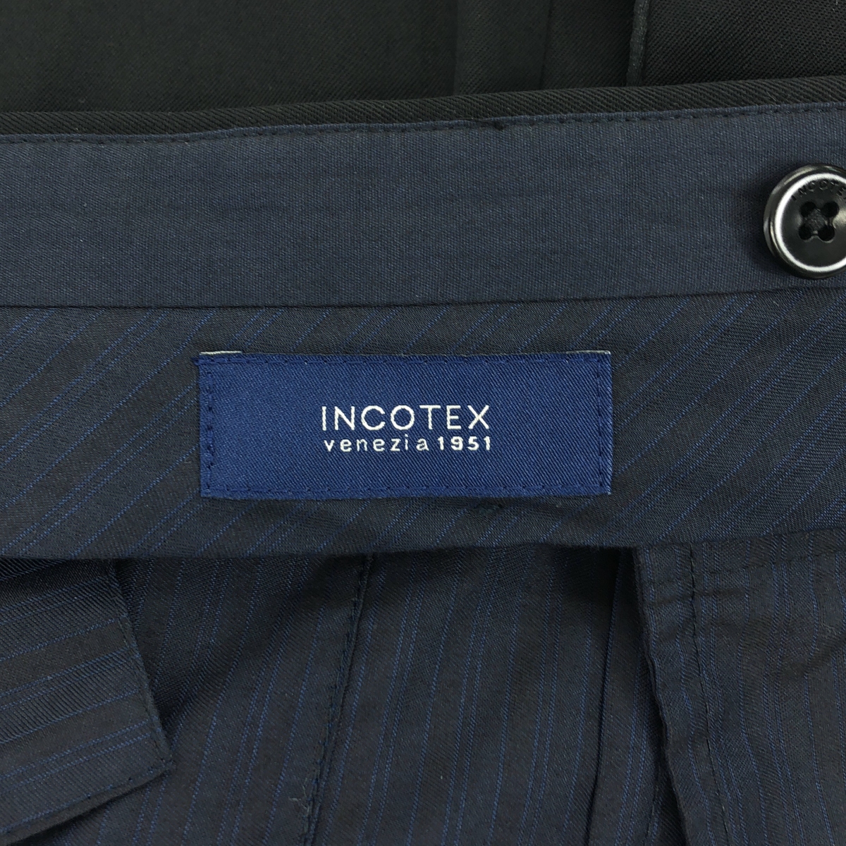 INCOTEX / インコテックス SUPER100's ウール ストレート スラックス