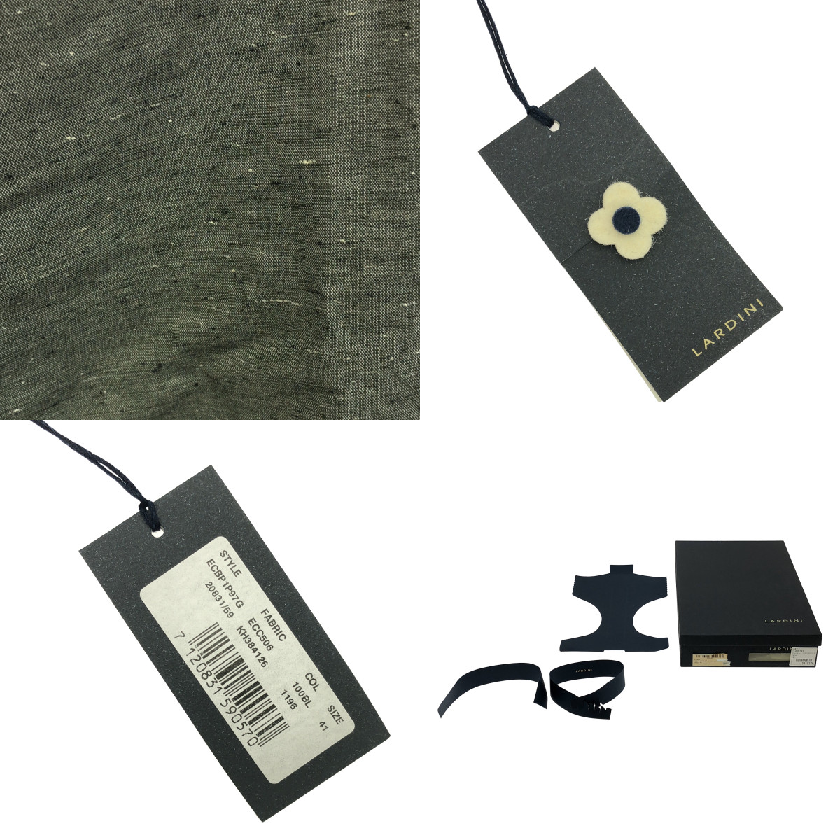 LARDINI / ラルディーニ ブートニエール付き ドレスシャツ