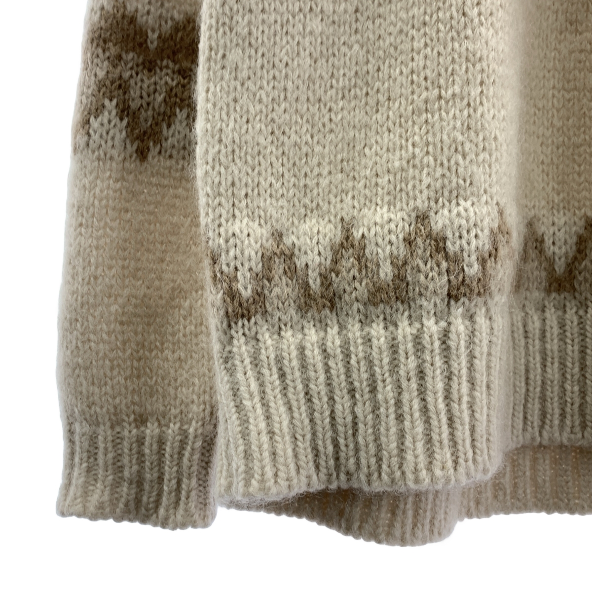 BATONER / バトナー MOHAIR NORDIC CREW NECK / モヘヤ ウール ノルディック セーター ニット