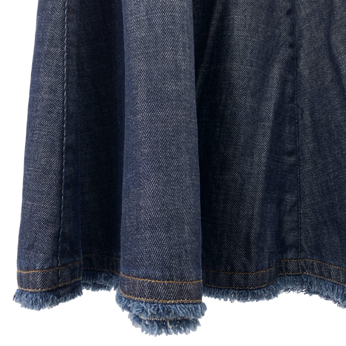 WEEKEND MAX MARA / ウィークエンドマックスマーラ フリンジ デニム フレア ロングスカート