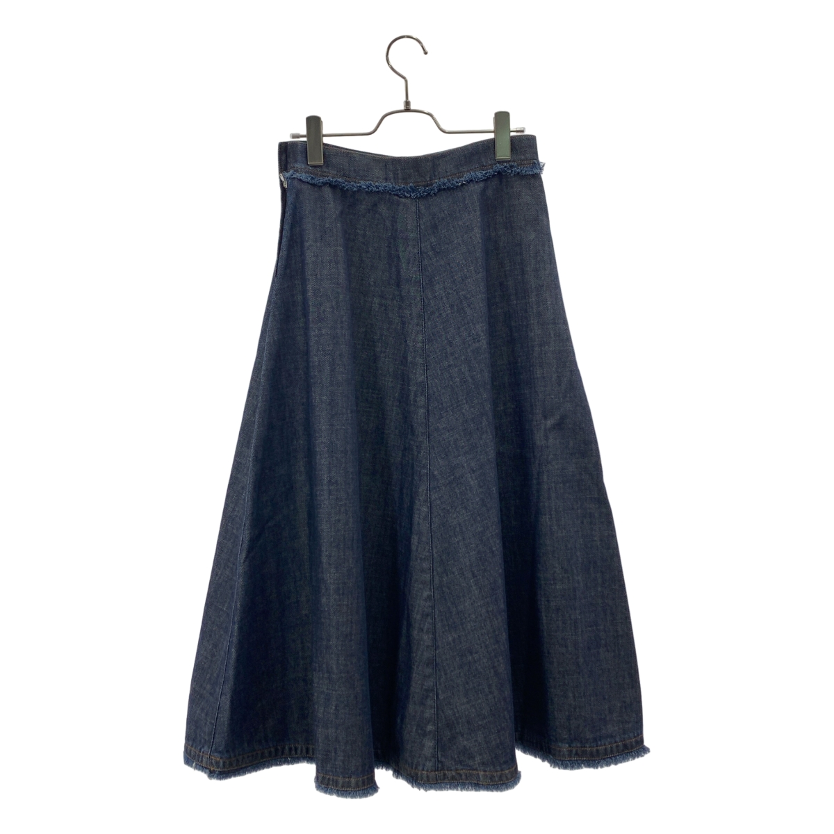 WEEKEND MAX MARA / ウィークエンドマックスマーラ フリンジ デニム フレア ロングスカート