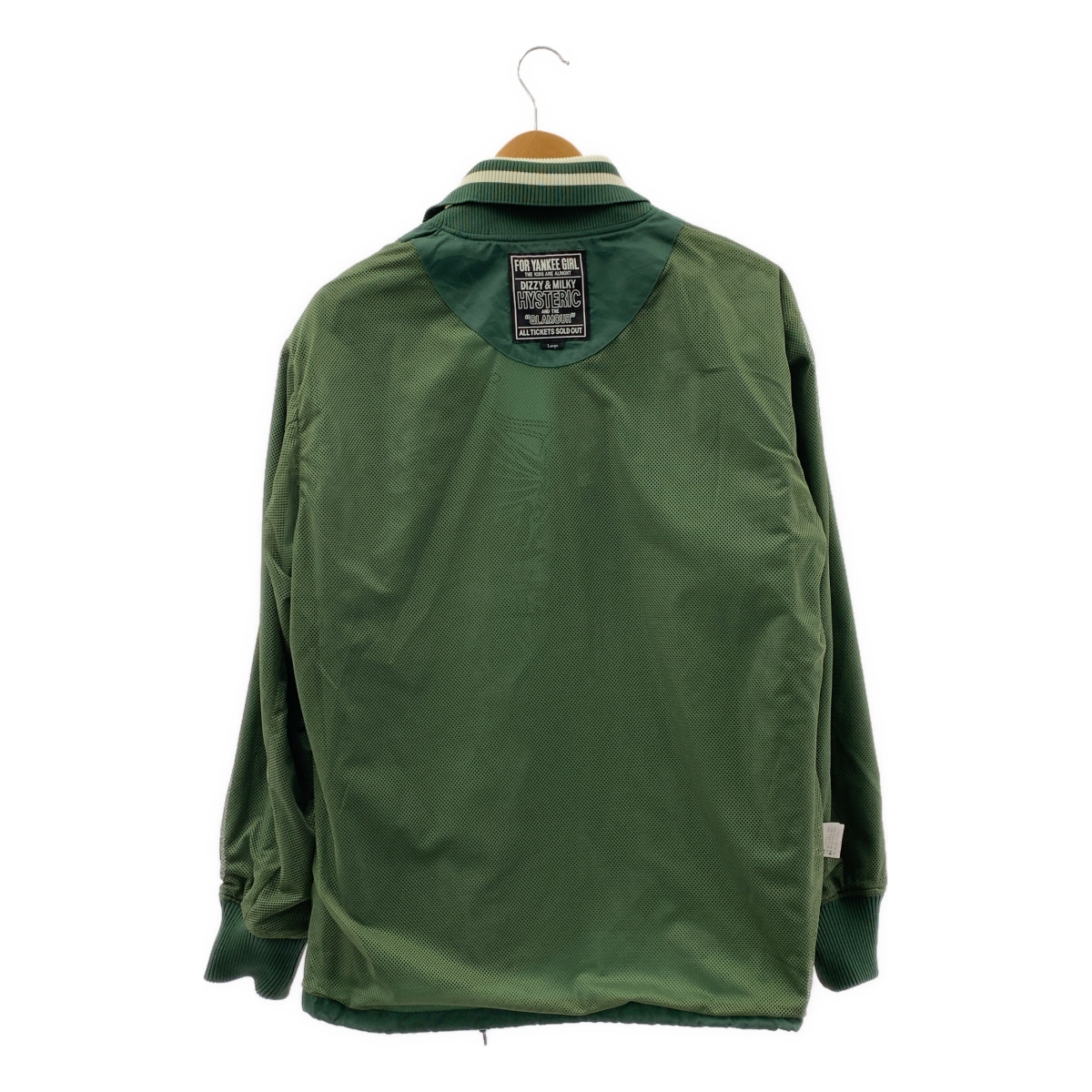 HYSTERIC GLAMOUR / ヒステリックグラマー LEVITATED GIRL / リブショールカラーコーチジャケット / メッシュ総裏地