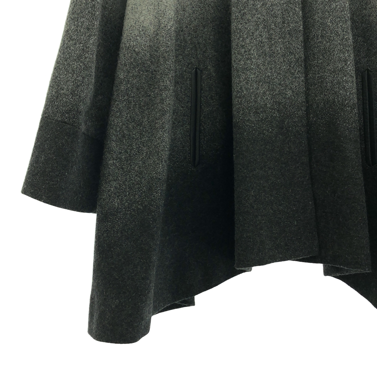 muller of yoshiokubo / ミュラーオブヨシオクボ ウール グラデーション フーデッド コート