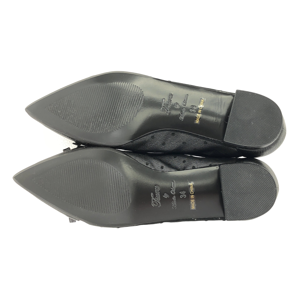 TSURU by Mariko Oikawa / ツルバイマリコオイカワ ポインテッドトゥ メッシュ ドット パンプス