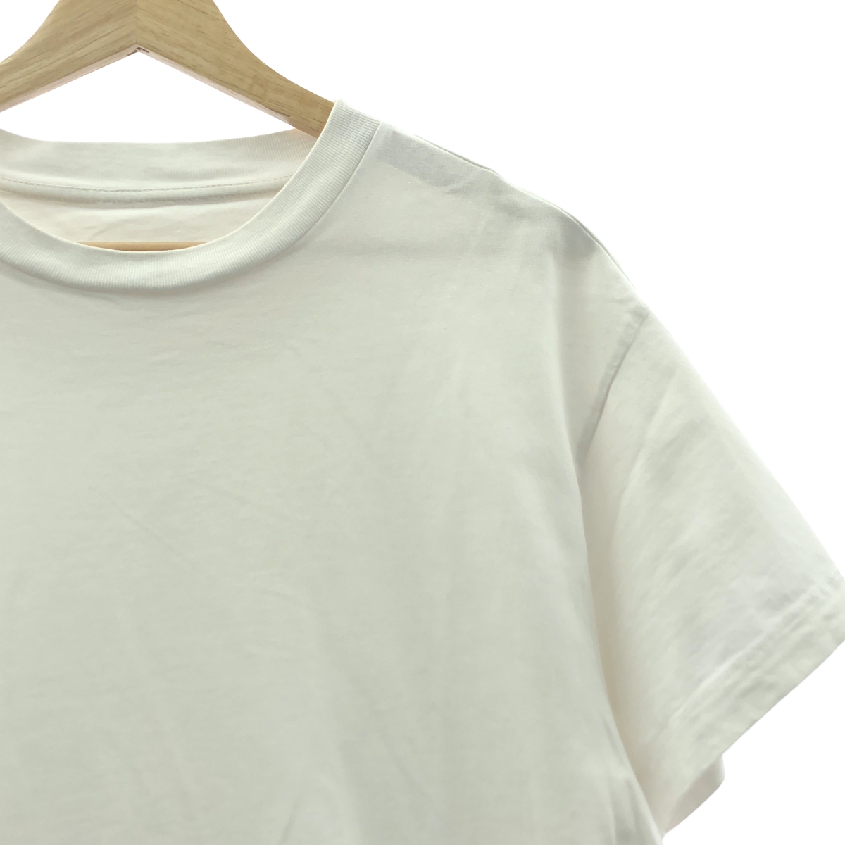 JIL SANDER+ / ジルサンダープラス ロゴパッチ付き クルーネック オーガニック コットン Tシャツ カットソー