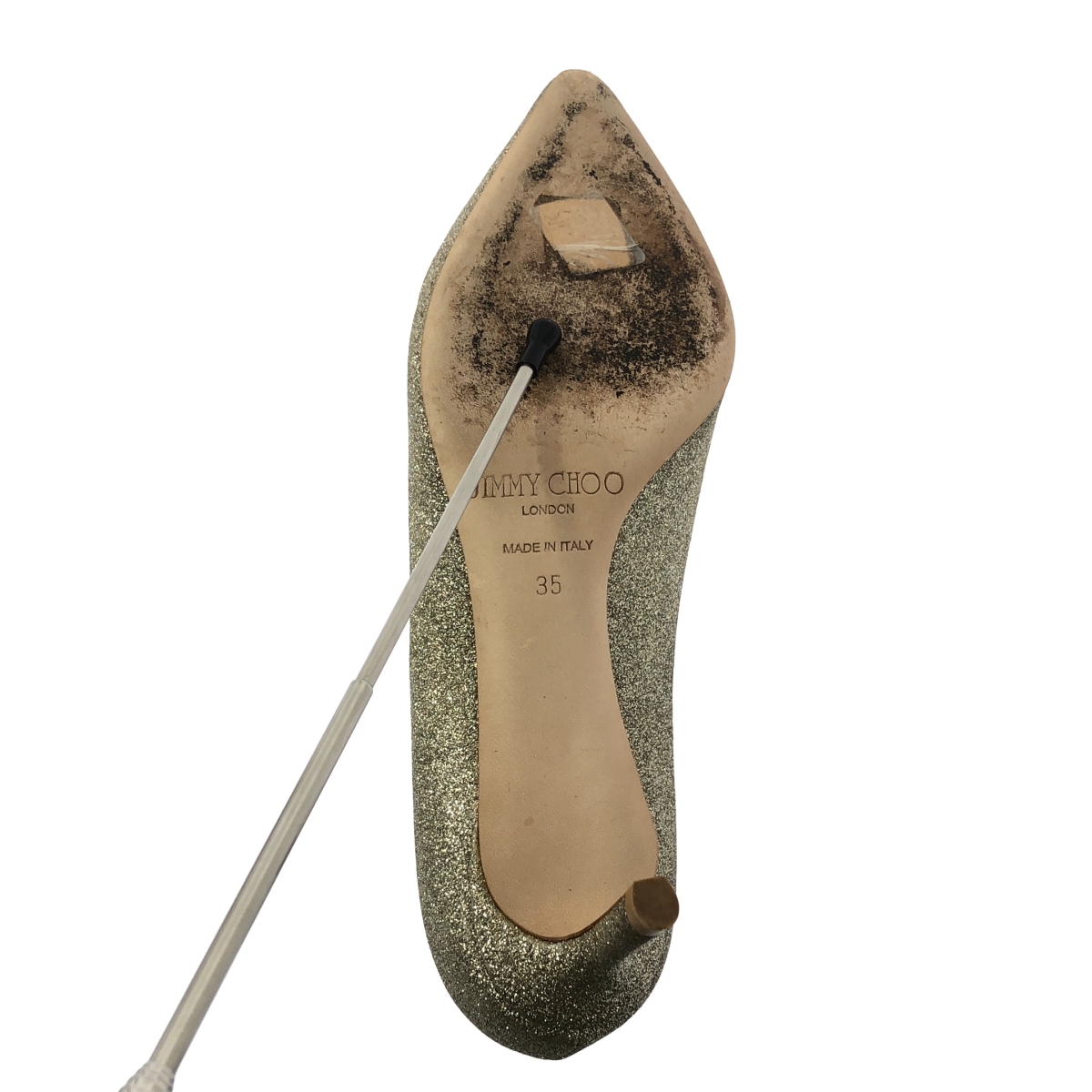 JIMMY CHOO / ジミーチュウ ROMY 60 グリッター パンプス