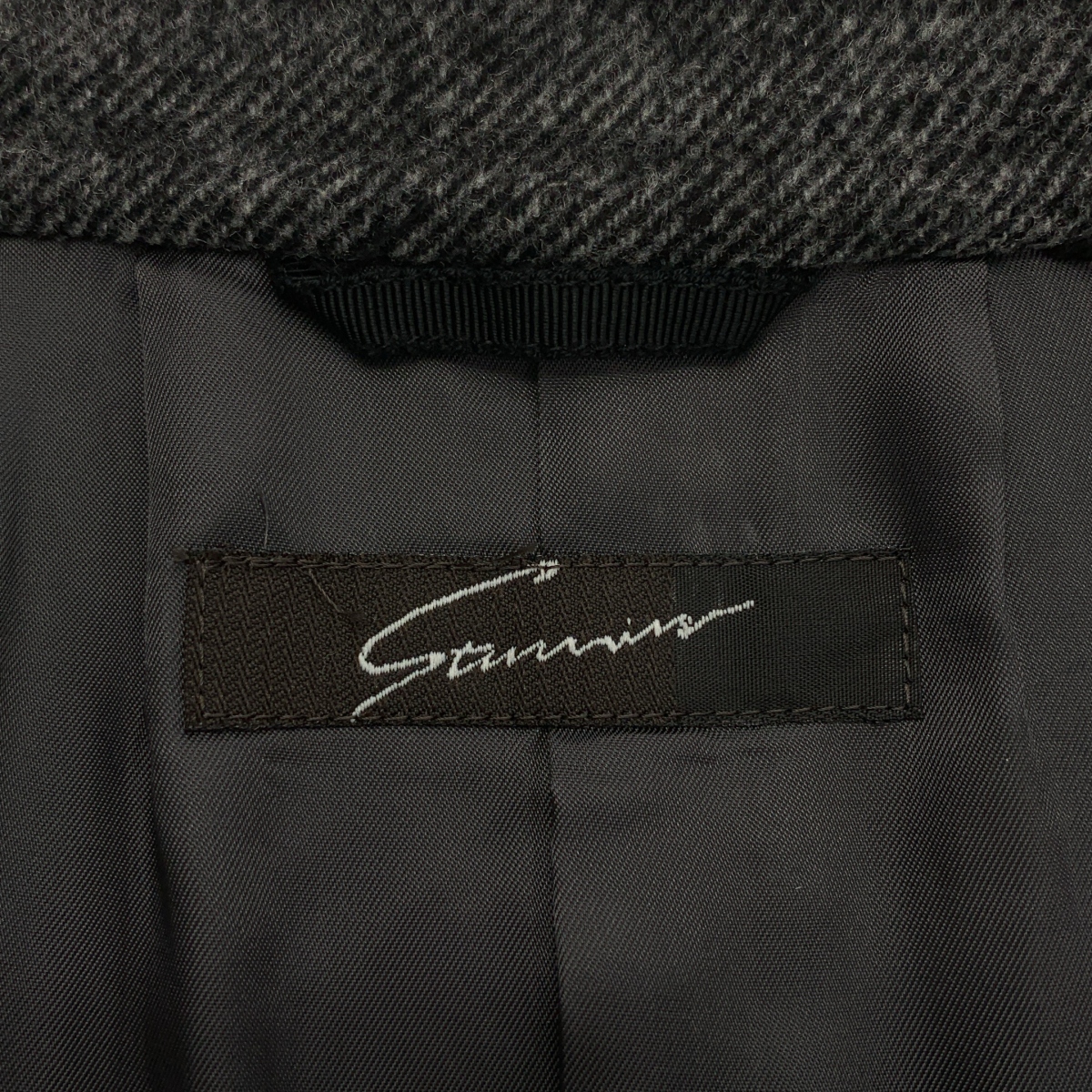 その他 ノーカラー ベルテッド コート