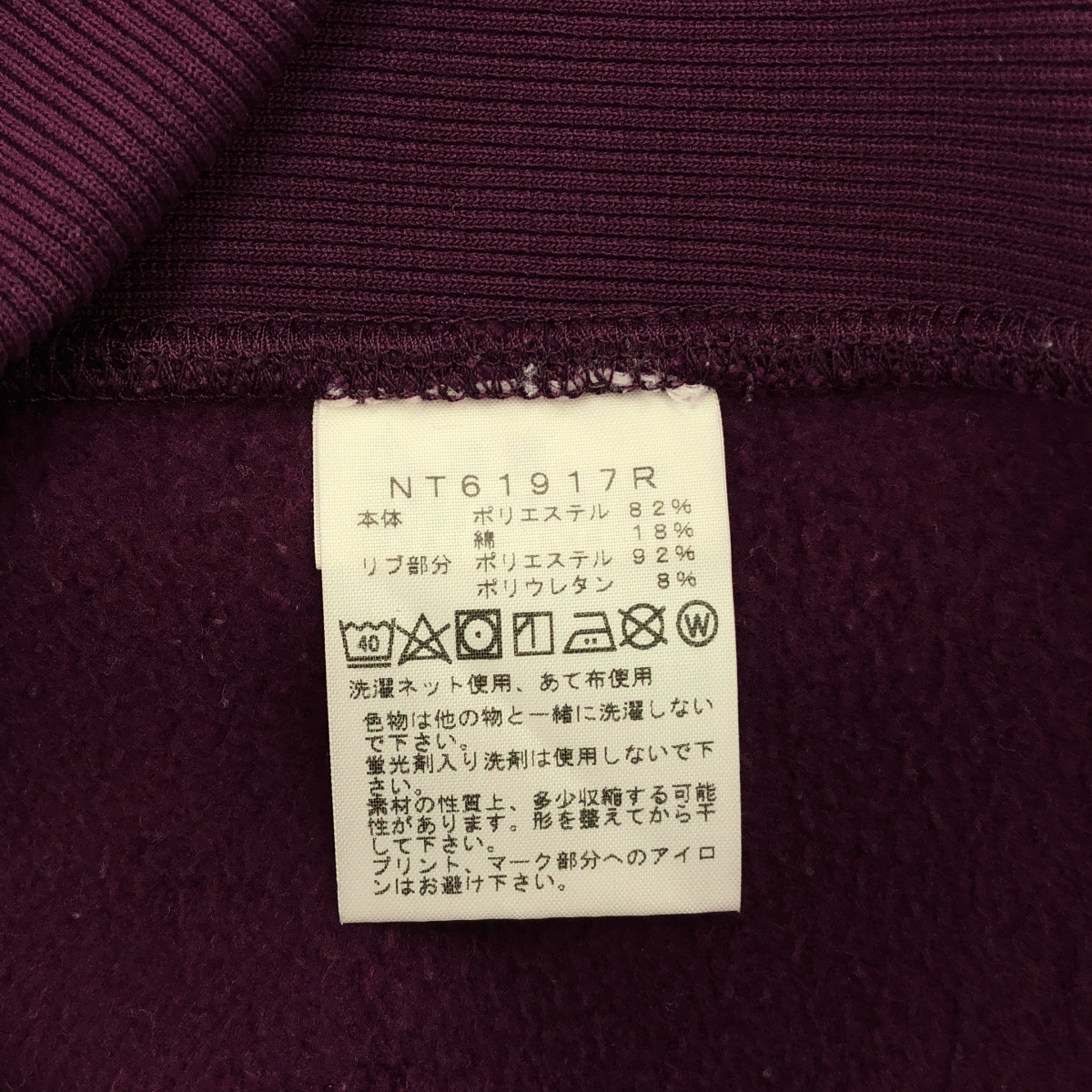 THE NORTH FACE / ザノースフェイス NT61917R / BIG CREW ビッグクルー スウェット